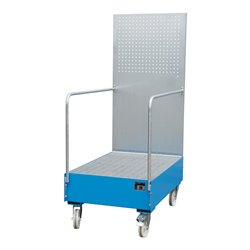 Bauer Südlohn Fahrbare Auffangwanne mit Lochplattenwand LPW200-3, lackiert