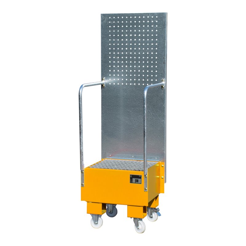 Bauer Südlohn Fahrbare Auffangwanne mit Lochplattenwand LPW60-1, lackiert