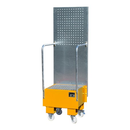 Bauer Südlohn Fahrbare Auffangwanne mit Lochplattenwand LPW60-1, lackiert