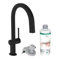 hansgrohe Spültisch-Einhebelmischer Aqittura M91 m Ausl, 1j, sBox, Start Set, matt-sw