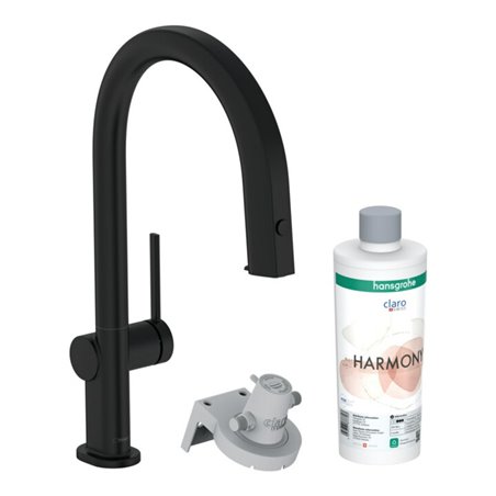 hansgrohe Spültisch-Einhebelmischer Aqittura M91 m Ausl, 1j, sBox, Start Set, matt-sw