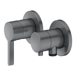 Keuco Fertigmontageset Edition 400 UP-EHM, SA, Hlt, f 2 Verb, SW-chrom geb.