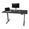 STIER Elektrisch höhenverstellbarer Schreibtisch TSR schwarz/schwarz