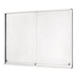 Magnetoplan Schaukasten Klassik mit Schiebetüren für den Innenbereich, 2205 x 1050 x 60 mm, 30 x A4 60 mm 1050 mm