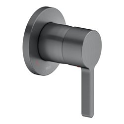 Keuco Fertigmontageset Edition 400 UP-EHM, schwarzchrom gebürstet