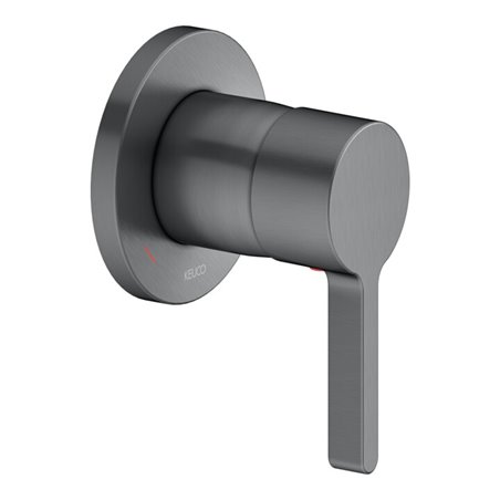 Keuco Fertigmontageset Edition 400 UP-EHM, schwarzchrom gebürstet