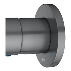 Keuco Fertigmontageset Edition 400 UP-EHM, schwarzchrom gebürstet