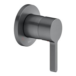 Keuco Fertigmontageset Edition 400 UP-EHM, schwarzchrom gebürstet