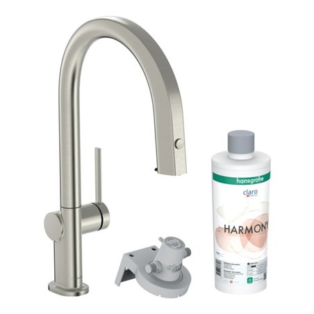 hansgrohe Spültisch-Einhebelmischer Aqittura M91 m Ausl, 1j, Start Set, Edelstahl-Optik