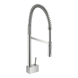 hansgrohe Spültisch-Einhebelmischer 240 Axor Starck SemiPr schwenkbarer Auslauf 360Grad, chrom