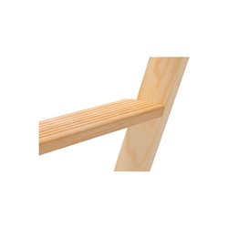 Hymer Holz-Stufenstehleiter beidseitig begehbar