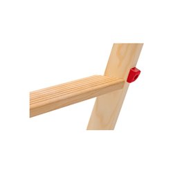 Hymer Holz-Stufenstehleiter beidseitig begehbar