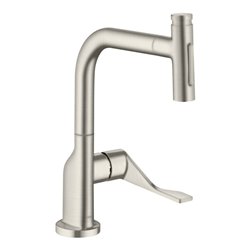 hansgrohe SPT 230 Se 2jet Axor Citterio m Ausziehbr. und sBox, Edelstahl-Optik