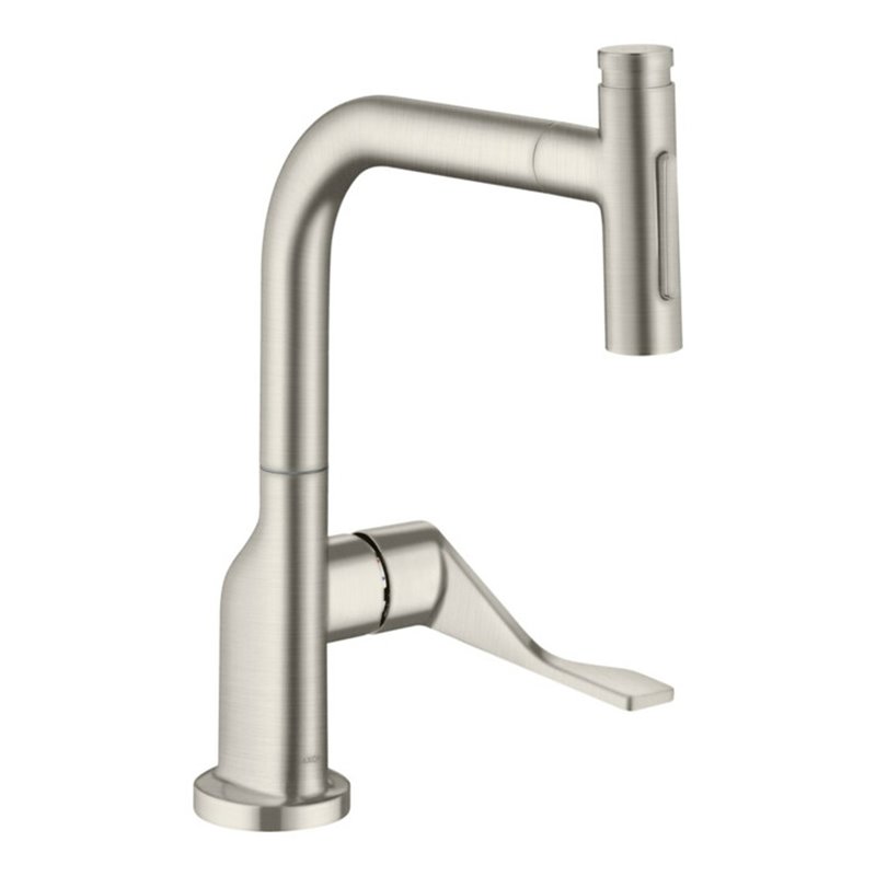 hansgrohe SPT 230 Se 2jet Axor Citterio m Ausziehbr. und sBox, Edelstahl-Optik