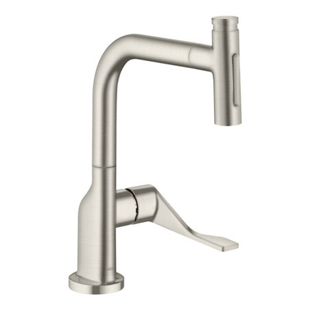 hansgrohe SPT 230 Se 2jet Axor Citterio m Ausziehbr. und sBox, Edelstahl-Optik