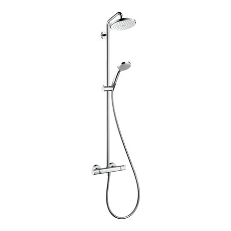 hansgrohe Showerpipe Croma 220 EcoSmart mit Thermostat, 9 l/min, chrom