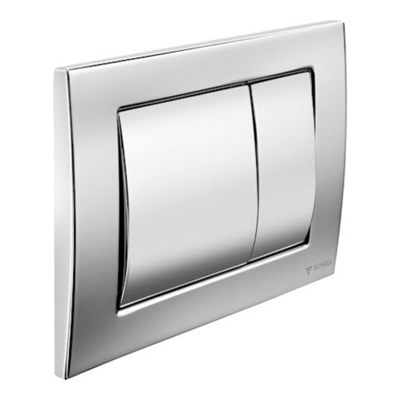 Schell WC-Betätigungsplatte MONTUS FIELD vc, Betät. v v o. ob, f 2-Mengenspülung