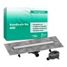 hansgrohe Komplettset DR RainDrain Go 600 rücks.beflies.Stand./flache Instal.BST