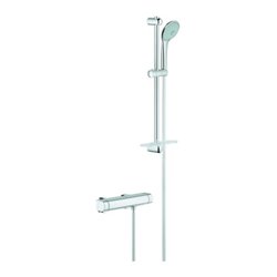 Grohe Brause-Thermostat Grohtherm 2000 chrom, DN 15, mit Brausegarnitur