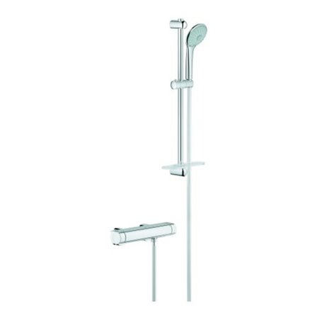 Grohe Brause-Thermostat Grohtherm 2000 chrom, DN 15, mit Brausegarnitur