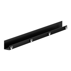 Keuco Duschablage 1410-1600mm, 120x90, schwarzgrau