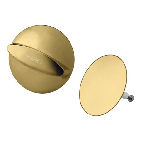 hansgrohe Fertigmontageset Flexaplus Ab-/Überlaufgarnitur, pol. gold optic