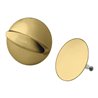 hansgrohe Fertigmontageset Flexaplus Ab-/Überlaufgarnitur, pol. gold optic
