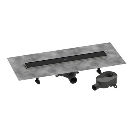 hansgrohe Komplettset DR RainDrain Go 600 rücks.beflies.Stand./flache Instal.MSW