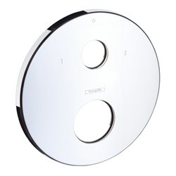 hansgrohe Rosette Axor Thermostatmischer UP m.Absperr-u.Umstellventil d: 170mm chrom