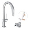 hansgrohe Spültisch-Einhebelmischer Aqittura M91 m Ausz.-Ausl., o. Filt., 1j, sBox, chrom