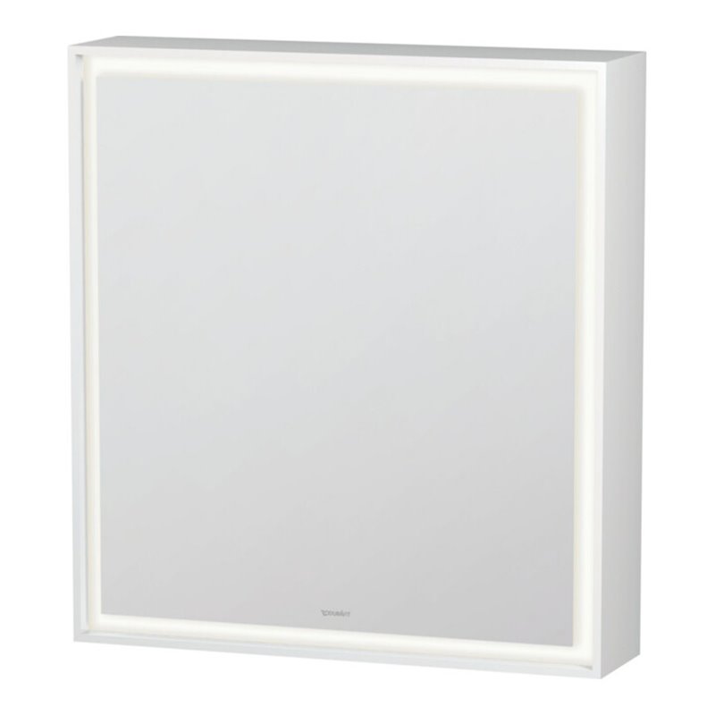 Duravit Spanplattenschraube m Waschp.-Bel. L-Cube 65x15,5x70cm, LED, w, Anschl re, we. ma