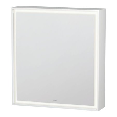 Duravit Spanplattenschraube m Waschp.-Bel. L-Cube 65x15,5x70cm, LED, w, Anschl re, we. ma
