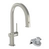 hansgrohe Spültisch-Einhebelmischer Aqittura M91 m Ausl, o Filt., 1j, sBox, Edelstahl-Optik
