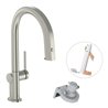 hansgrohe Spültisch-Einhebelmischer Aqittura M91 m Ausl, o Filt., 1j, sBox, Edelstahl-Optik
