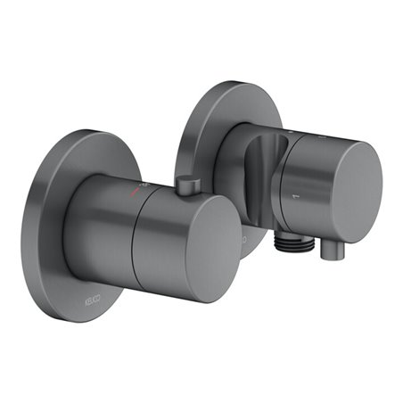 Keuco Fertigmontageset Edition 400 UP-THM, SA, Hlt, f 2 Verb, SW-chrom geb.