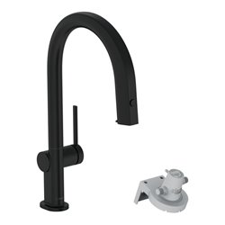 hansgrohe Spültisch-Einhebelmischer Aqittura M91 m Ausl, o. Filt., 1j, sBox, matt-sw