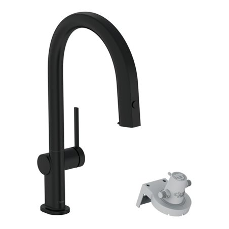 hansgrohe Spültisch-Einhebelmischer Aqittura M91 m Ausl, o. Filt., 1j, sBox, matt-sw
