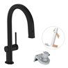 hansgrohe Spültisch-Einhebelmischer Aqittura M91 m Ausl, o. Filt., 1j, sBox, matt-sw