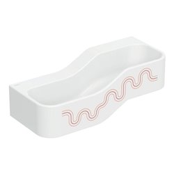 Geberit Spiel/Waschlandschaft Bambini 90cm, 2 WP, tief. B li, w-a, k.rot / or.