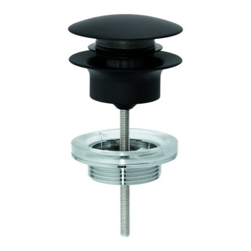 Grohe Ablaufgarnitur für Waschtische 29510 mit Druckstopfen phantom black