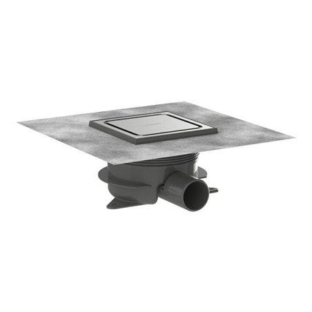 hansgrohe Komplettset Punktab.RainDrain Spot Plus 150x150 mm BST