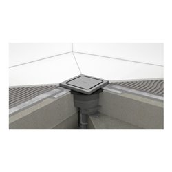 hansgrohe Komplettset Punktab.RainDrain Spot Plus 150x150 mm BST