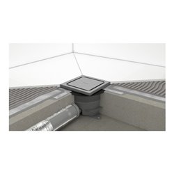 hansgrohe Komplettset Punktab.RainDrain Spot Plus 150x150 mm BST