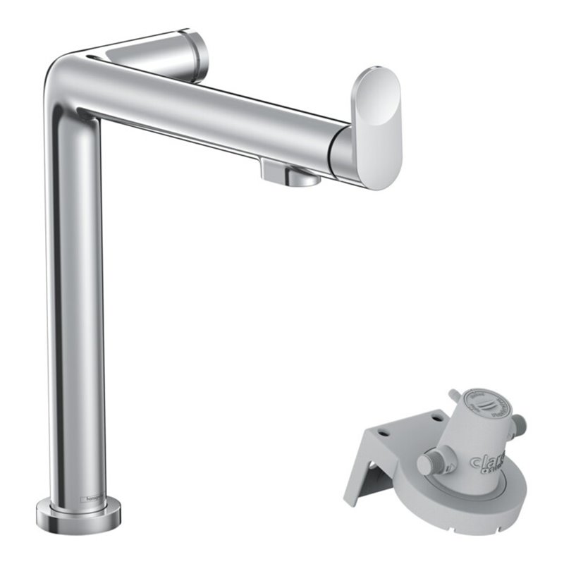 hansgrohe Spültisch-Einhebelmischer Aqittura M91 1jet, ohne Filter, chrom