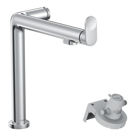 hansgrohe Spültisch-Einhebelmischer Aqittura M91 1jet, ohne Filter, chrom