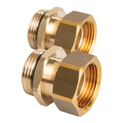 Oventrop Doppelverschraubung Cofit S 1 AGx1 ÜM, 2-fa., f WZ-Anschluss-Sets