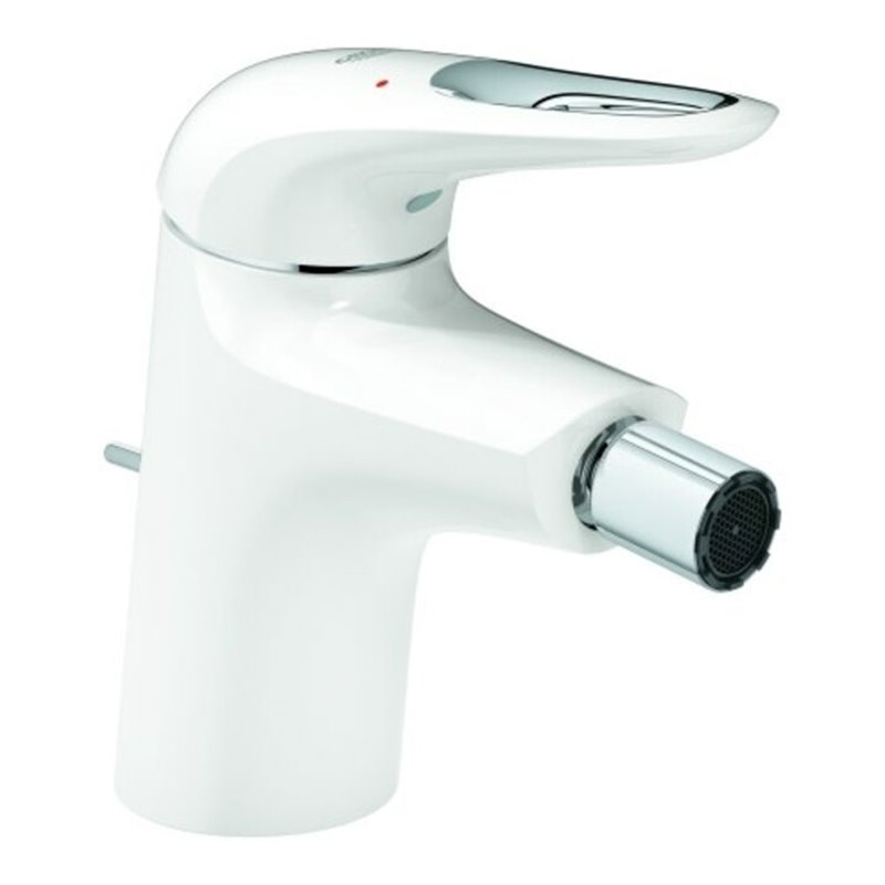 Grohe Bidet-Einhebelmischer Eurostyle moon White, mit Ablaufgarnitur
