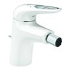 Grohe Bidet-Einhebelmischer Eurostyle moon White, mit Ablaufgarnitur