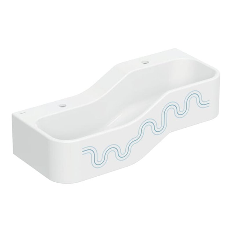 Geberit Spiel/Waschlandschaft Bambini 90cm, 2 WP, tief. B L, w-a, blau / blau