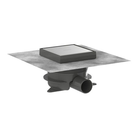 hansgrohe Komplettset Punkt.RainDrain Spot Plus 150x150 mm m.höhenv.Rah.rücks.befl.BST